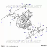 MOTOR, MOUNTING & LONG BLOCK