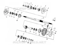 Conjunto de accionamiento MEDIO 6x6 400L