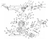 MONTAJE DEL MOTOR  SPORTSMAN 500 W97CH50A (4939993999A011)