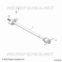 TREN, FRONT PROP SHAFT