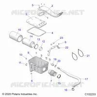 ENGINE, TOMA DE AIRE SYSTEM