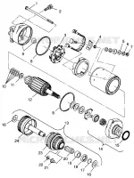 MOTOR DE ARRANQUE SLT 700 B964166 and  Intl. SLT 700 I964166 (4933923392C006)