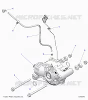 TREN, FRONT GEARCASE MOUNTING