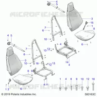 ASIENTO AND SEAT BELT MOUNTING