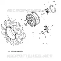 RUEDAS, REAR AND HUB