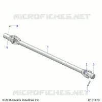 TREN, PROP SHAFT, FRONT