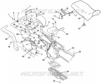 TRASERO CABINA Y ASIENTO XPLORER 300 W969130 (4935903590A006)