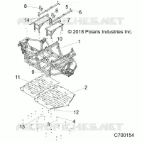 CHASSIS, MARCO PRINCIPAL AND SKID PLATES