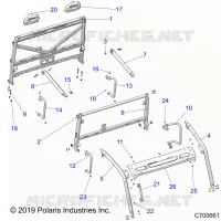 CHASSIS, CAB BASTIDOR