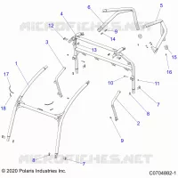 CHASSIS, CAB BASTIDOR