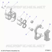 BRAKES, PINZA TRASERA