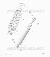 SUSPENSION, CHOQUE FRONTAL MOUNTING