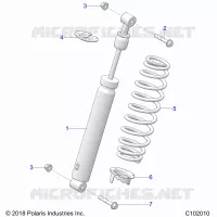 SUSPENSION, SHOCK TRASERO