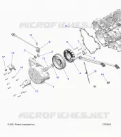 ENGINE, STATOR AND FLYRUEDA