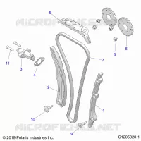 LA CADENA DE LEVAS AND TENSIONER