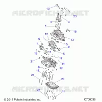 ENGINE, CRANKCASE AND CIGUEÑAL