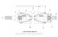 DRIVE TRAIN, TRASERO UNIDAD SHAFT