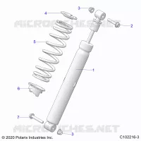 SUSPENSION, SHOCK TRASERO