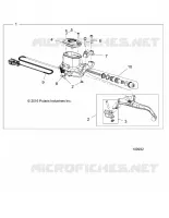 FRENO FRONTAL BRAKE LEVER AND MASTER CYLINDER