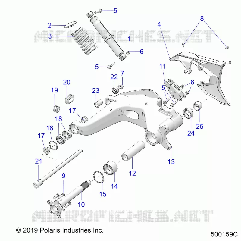 SUSPENSION TRASERA ASM.