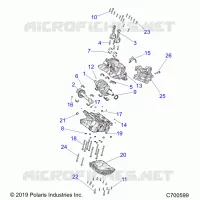 ENGINE, CRANKCASE AND CIGUEÑAL