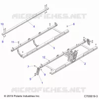 CHASSIS, ASIENTO SUPPORTS