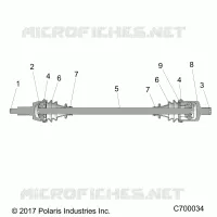 TREN, FRONT HALF SHAFT