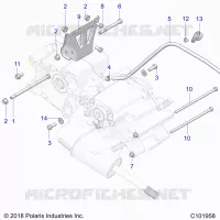 TREN, MAIN GEARCASE MOUNTING