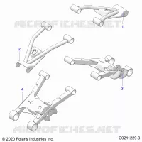 SUSPENSION TRASERA CONTROL ARMS