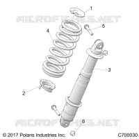SUSPENSION TRASERA SHOCK MOUNTING