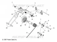 SUSPENSION, TRASERO ARM PAR