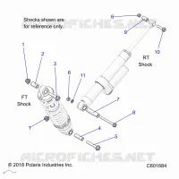 SUSPENSION, MONTAJE DE DESCARGA, REAR SUSP.