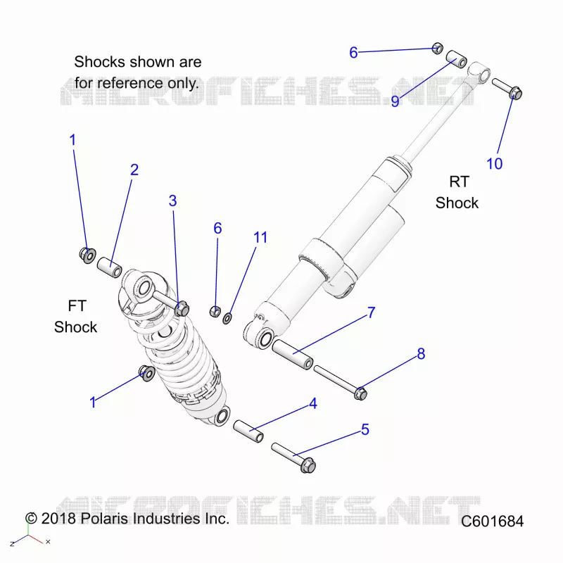 SUSPENSION, MONTAJE DE DESCARGA, REAR SUSP.