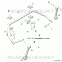 SUSPENSION, FRONT BARRA ESTABILIZADORA- Z22S1E99AL/BL (C700110-5)