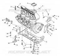 MONTAJE DEL MOTOR SL 650 / B934058 (4924732473011A)