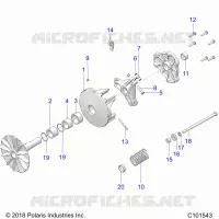 TREN, PRIMARY CLUTCH