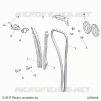 LA CADENA DE LEVAS AND TENSIONER