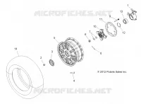 RUEDAS, FRONT and HUB