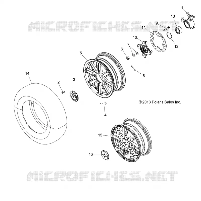 RUEDAS, FRONT and HUB