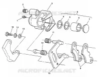 MONTAJE DE FRENO DELANTERA 6X6 350L S938739 (4924362436017A)