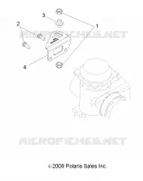 MOTOR, CARBURADOR BRACKET