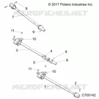 TREN, FRONT, MID, REAR PROP SHAFT