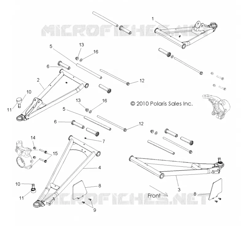 SUSPENSIÓN DELANTERA CONTROL ARMS