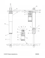 SUSPENSION, SHOCK TRASERO TRACK