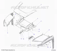 CAPUCHA AND FRONT FENDERS