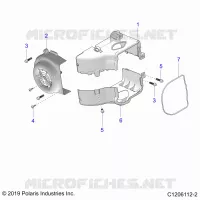 ENGINE, FAN COVER AND SUDARIO