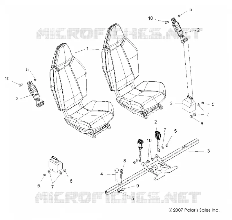 ASIENTO, MOUNTING and BELTS