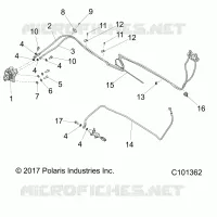 BRAKES, FRENO TRASERO LINES