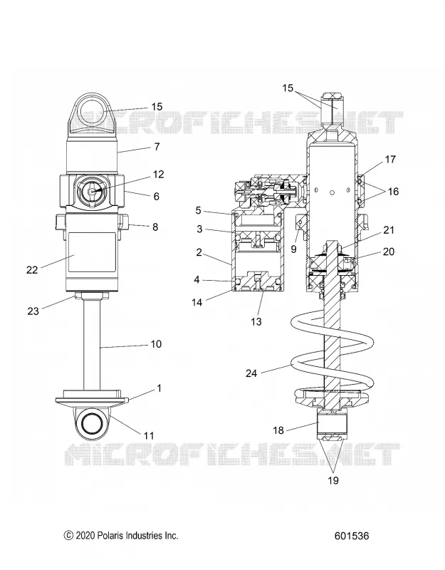 SUSPENSION, CHOQUE FRONTAL TRACK, VELOCITY