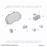 ELECTRICAL, DASH INSTRUMENTOS